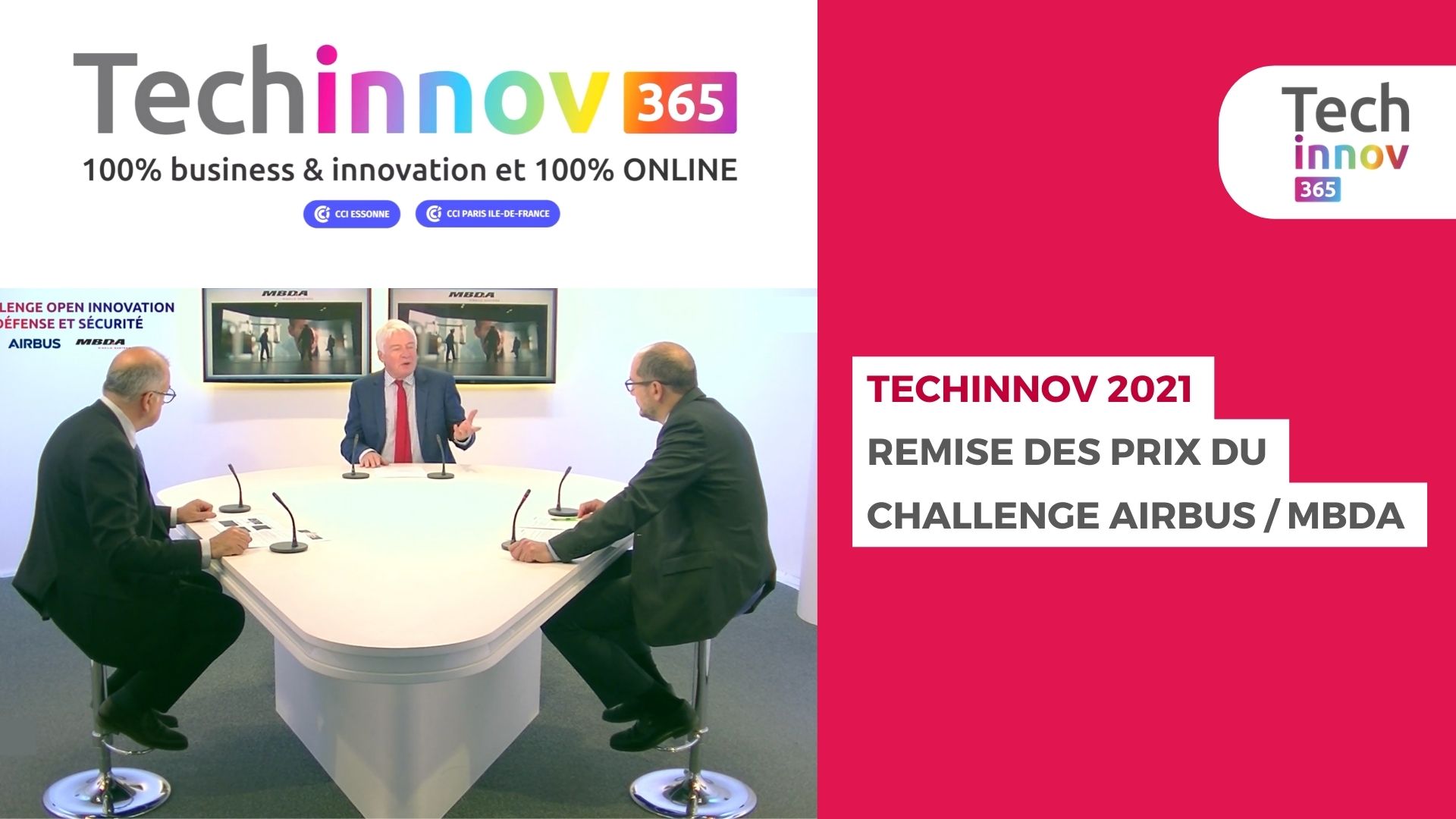 Techinnov 2021 – Remise des prix du challenge Airbus / MBDA